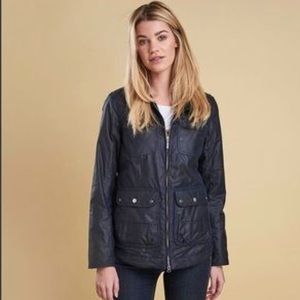 NWOT Barbour Navy Filey Wax Jacket